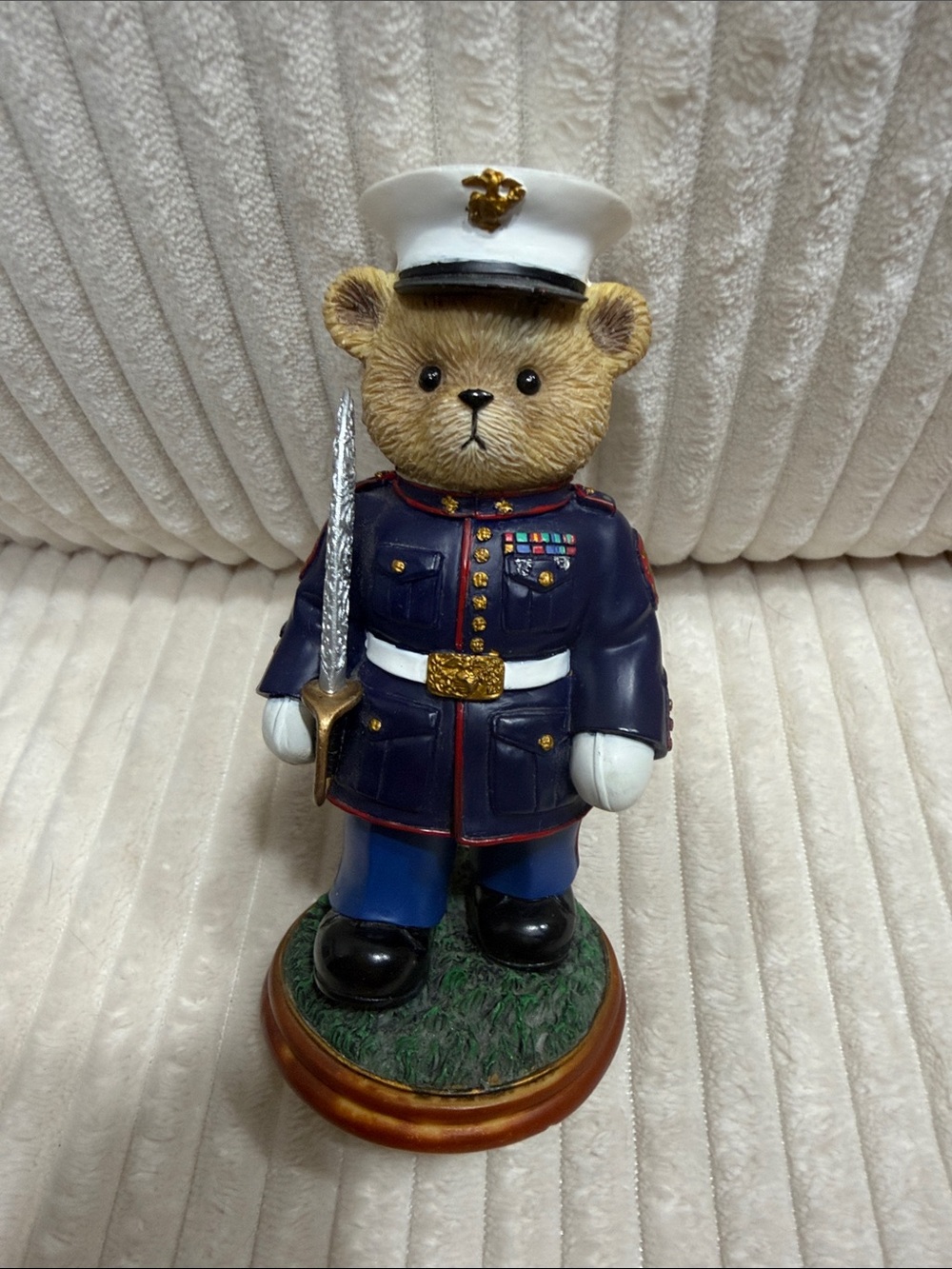 DRESS BLUES- Hamilton Semper Fi Collection Faithful Fuzzies Figure. Numbered